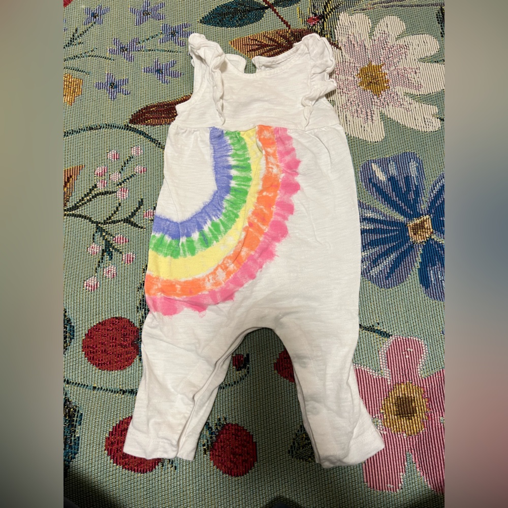 GAP Soft White Baby Onesie